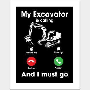 Pint-sized Powerhouse Excavator Whispers, Tee Triumph Extravaganza Posters and Art